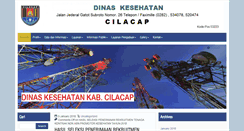 Desktop Screenshot of dinkes.cilacapkab.go.id