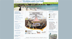 Desktop Screenshot of pariwisata.cilacapkab.go.id